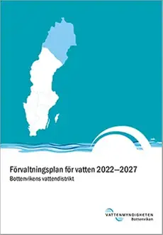 Omslag till förvaltningsplanen i Bottenviken.
